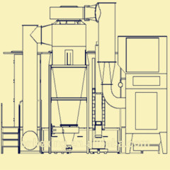 2015 China automatic fas t color change powder coating booth