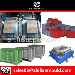 custom OEM plastic crate mould with high precision in China