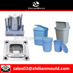 custom OEM plastic dustbin mould with high precision in China