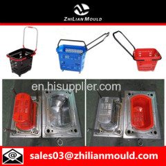 custom OEM plastic shopping cart mould with high precision in China