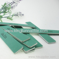 green import square professional nail file