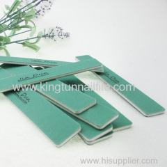 green import square professional nail file