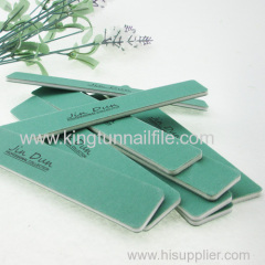 green import square professional nail file