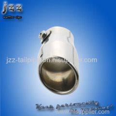 titanium exhaust silencer for porche cayenne