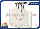 White Kraft Paper Custom Printed Paper Shopping Bags Wholesale with Twisted Paper Handle