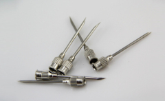 Stainless steel needles for syringes