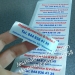 Custom Self Adhesive Sticker Type Water Proof Matte Silver PET Vinyl Address Label With Company Name Contact Details