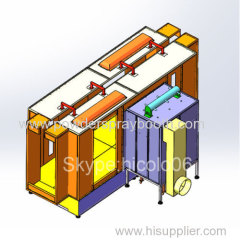 Electrostatic Powder Coating Paint Booth