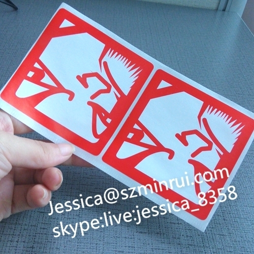 Custom Design Printing for Breakable Eggshell Stickers Fancy Self Adhesive Vinyl Eggshell Sticker
