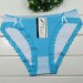 2015 New stripe laced brief stripe bikini stretch cotton women underwear lady boyshort lady panties lingerie intimate un