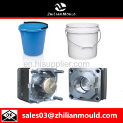 custom OEM plastic bucket / pail mould with high precision in China