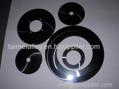 Solid cemented carbide cutting disc