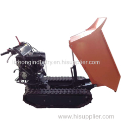 9hp 500kgs load capacity hydarulic tipping self-loading mini transporter