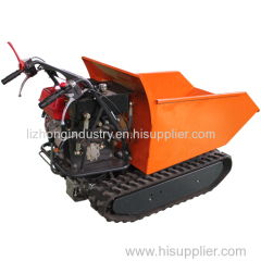 9hp 500kgs load capacity hydarulic tipping self-loading mini transporter