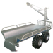 Fully galvanized revolved boom 1.5T load capacity timber trailer with crane