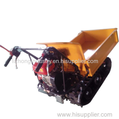 6.5hp gasoline engine 500kgs load capacity garden mini track dumper