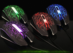 Quality products OEM gamer wired adjustable dpi gaming mouse for laptop