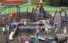 Climbing Playground Equipment For Outdoor By UV Resistance LLDPE Galvanized Steel