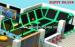 Small Trampoline For Kids Indoor Outdoor Big PVC Jumping Bed For Kids In Amusement Park