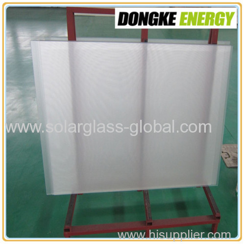 3.2mmAr coating low iron tempered solar panel glass