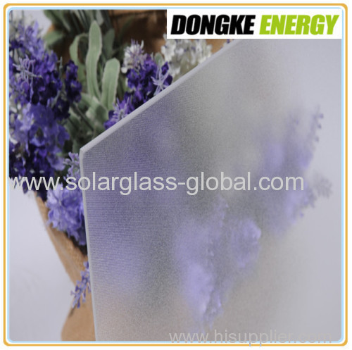 4.0mmAR coated patterned solar glass with high quality