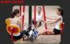 Workout Outdoor Gym Equipment For Leg Press Customized 4 Users