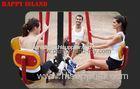 Workout Outdoor Gym Equipment For Leg Press Customized 4 Users