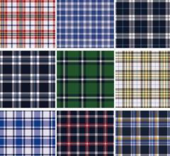 Bamboo Check Shirting Fabric