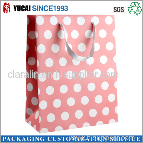 2015Hot Sale Wave Point Paper Bag for Shopping