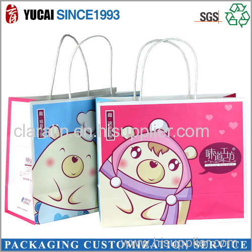 2015Hot Sale Cartoon Paper Bag for Shopping