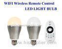 E27 E26 B22 Wifi smart led light bulbs for pad / phone controlled 30 meters