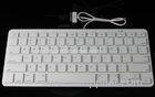 White color iPad Wired Keyboard