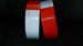 6''-6'' White&red DOT-C2 conspicuity tape