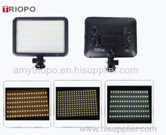 TRIOPO LED-204 high quality photo and video LED light for Nikon Canon Song pentax olympus camera light 3200K-5500