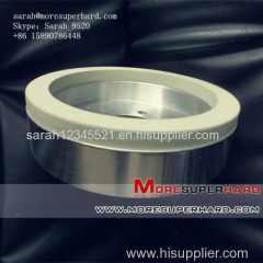 Vitrified bond diamond bruting wheel