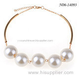 Large Ivory Pearl Short Necklace For Women