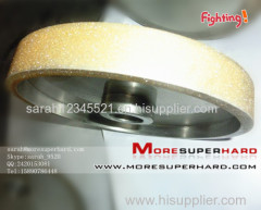 Electroplated diamond grooving wheel