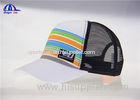 Custom Made Mesh Trucker Caps Summer Baseball Cap White and Black