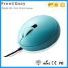 Egg shape wired 3d optical usb cable mouse