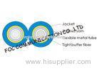 Armored Optical Fiber Cable Zipcord Duplex With Flexible Metal Tube