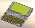 Cordless Leather iPhone 6 Plus Bluetooth Keyboard Case 160mAh Bluetooth 3.0
