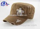 Simple Style Wash Flat-top Military Outdoor Trucker Baseball Hat / Cap Fashion and Cool