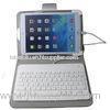 White ABS keys iOS system Wired iPad Keyboard Leather Case For ipad Air 2