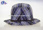 Customized Adult Lattice Printed Bucket Hats with 100% Polyester Fabric