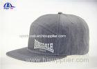 Men Denim Grey Snapback Baseball Caps and Hats With Embroidery Logo