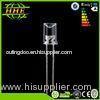 10000K Cold White Concave Dip 5mm LED Diode With Epistar Chip 4000mcd