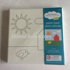 Painting canvas art set