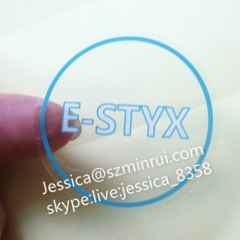 Wholesale Private Labels Custom Printing Transparent Label Sticker PET Waterproof Die Cut Sticker Clear Vinyl Sticker