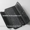 Black Leather iPhone 6 Plus Bluetooth Keyboard Case for Mobile Phone