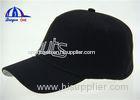 Fitted College Baseball Caps / Custom Baseball Hats 6 Panel 100% Polyester